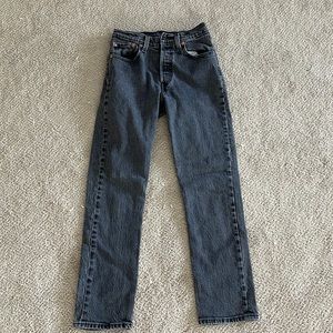Levi’s black jeans. Size W24 L28